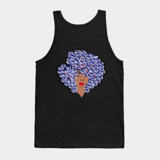 Natural Hair for Black Women Queen Curls 2 Tank Top